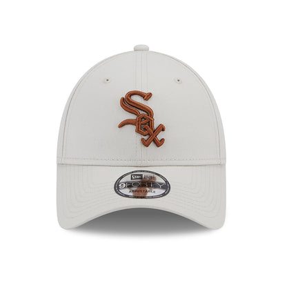 New Era 9FORTY Chicago White Sox Baseball Cap - MLB League Essential - Stone-Toffee