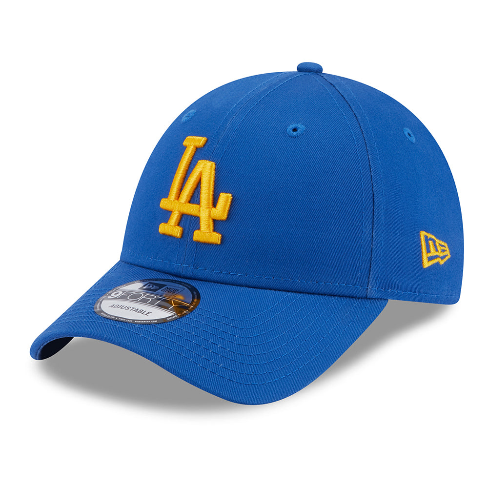 New Era 9FORTY L.A. Dodgers Baseball Cap - MLB League Essential - Azure-Yellow