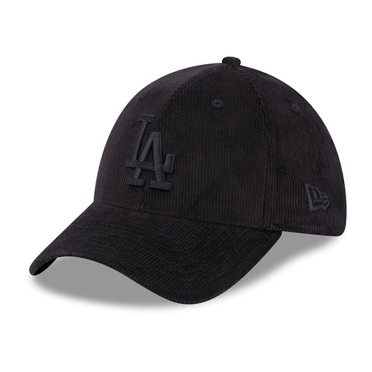 New Era 39THIRTY L.A. Dodgers Baseball Cap - MLB Cord - Black On Black