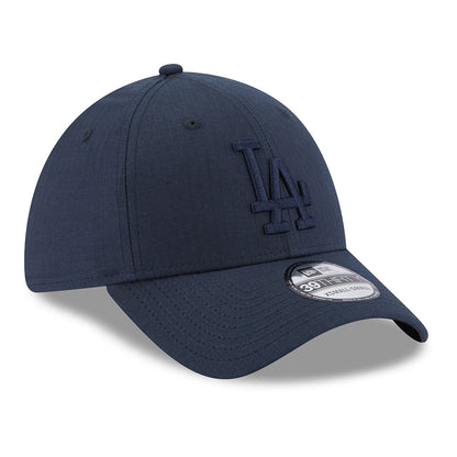 New Era 39THIRTY L.A. Dodgers Baseball Cap - MLB Ripstop - Navy On Navy