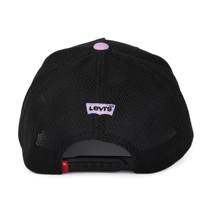 Levi's Hats Earth Day Graphic Flexfit Trucker Cap With Blank Tab - Black