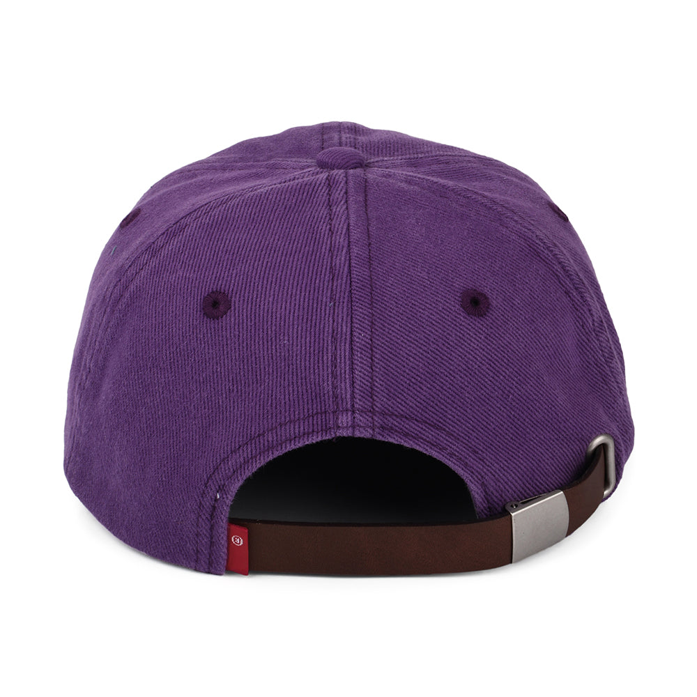 Levi's Hats Womens Essential Denim Baseball Cap With Blank Tab - Purple