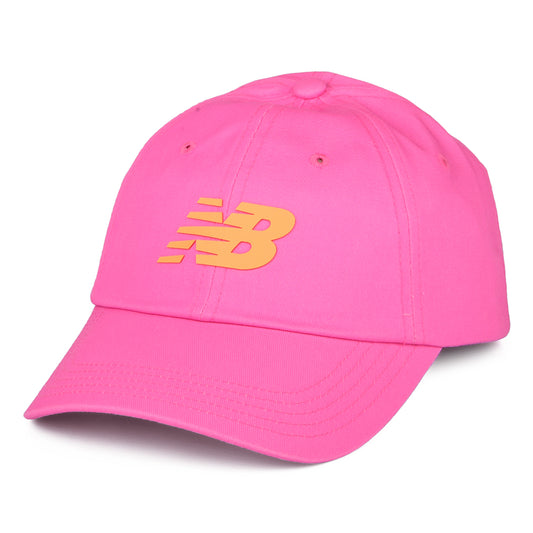New Balance Hats Curved Brim Snapback Cap - Pink