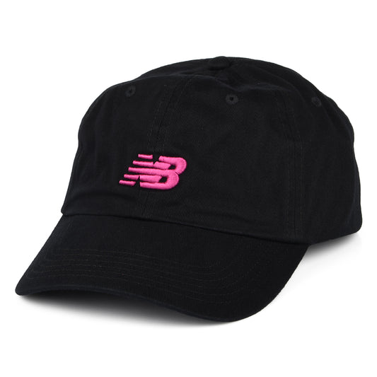 New Balance Hats Classic NB Curved Brim Baseball Cap - Black-Pink