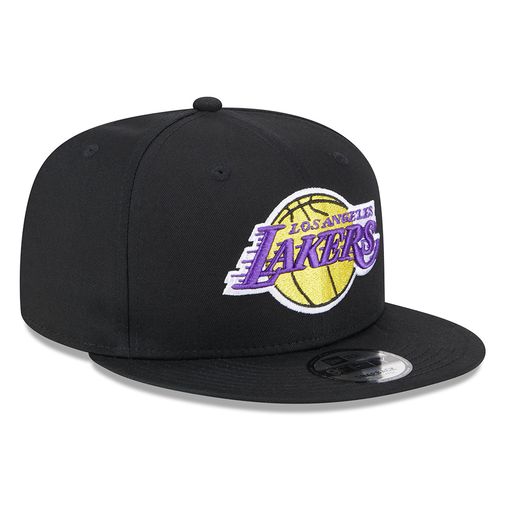 New Era 9FIFTY L.A. Lakers Snapback Cap - NBA Metallic Arch - Black