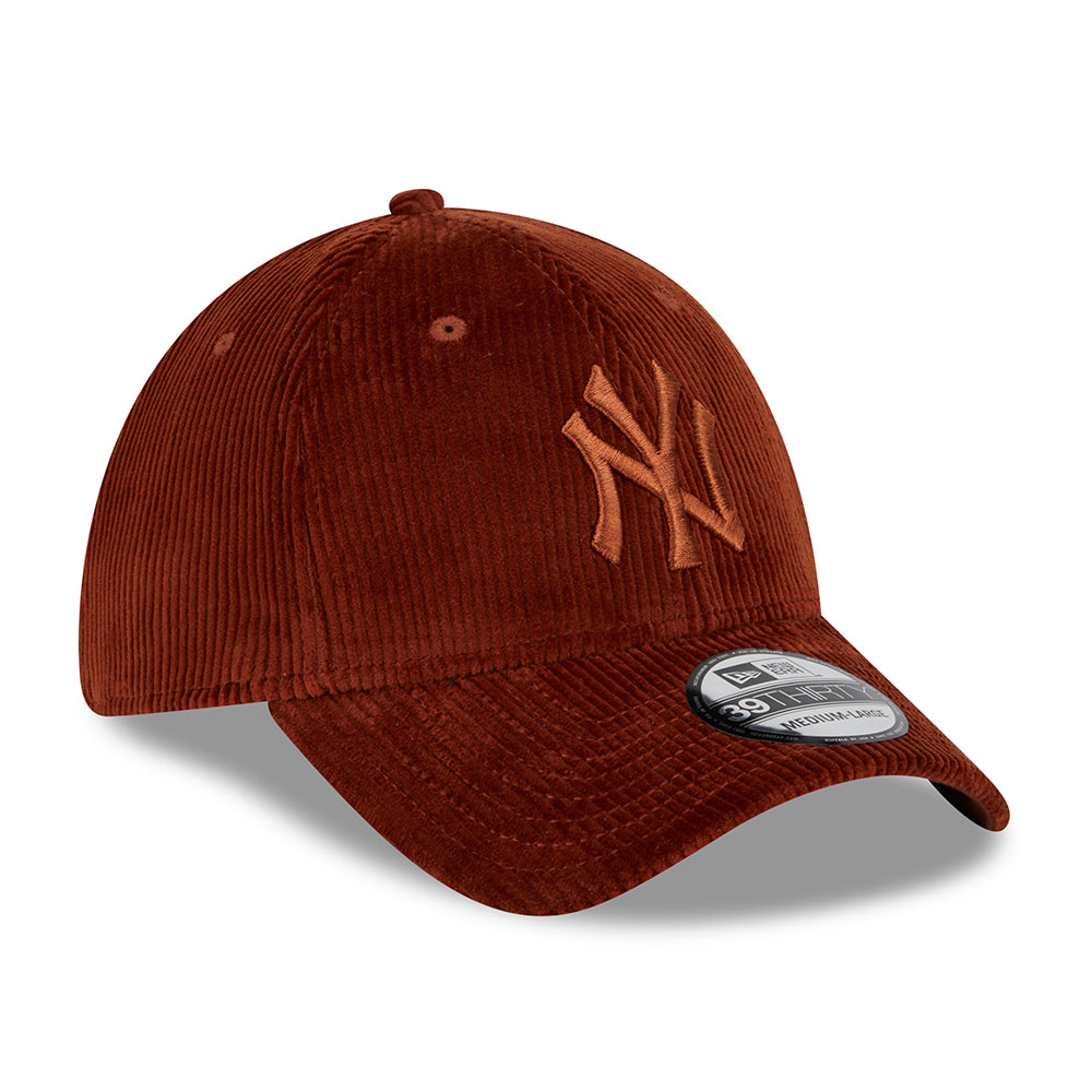 New Era 39THIRTY New York Yankees Baseball Cap - MLB Wide Cord - Bark