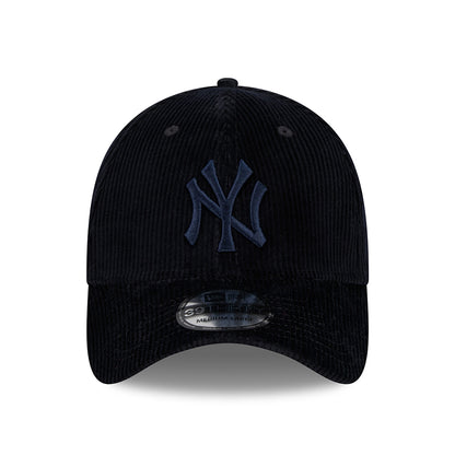 New Era 39THIRTY New York Yankees Baseball Cap - MLB Wide Cord - Navy On Navy