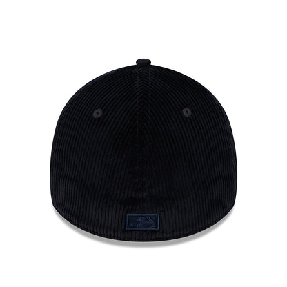 New Era 39THIRTY New York Yankees Baseball Cap - MLB Wide Cord - Navy On Navy