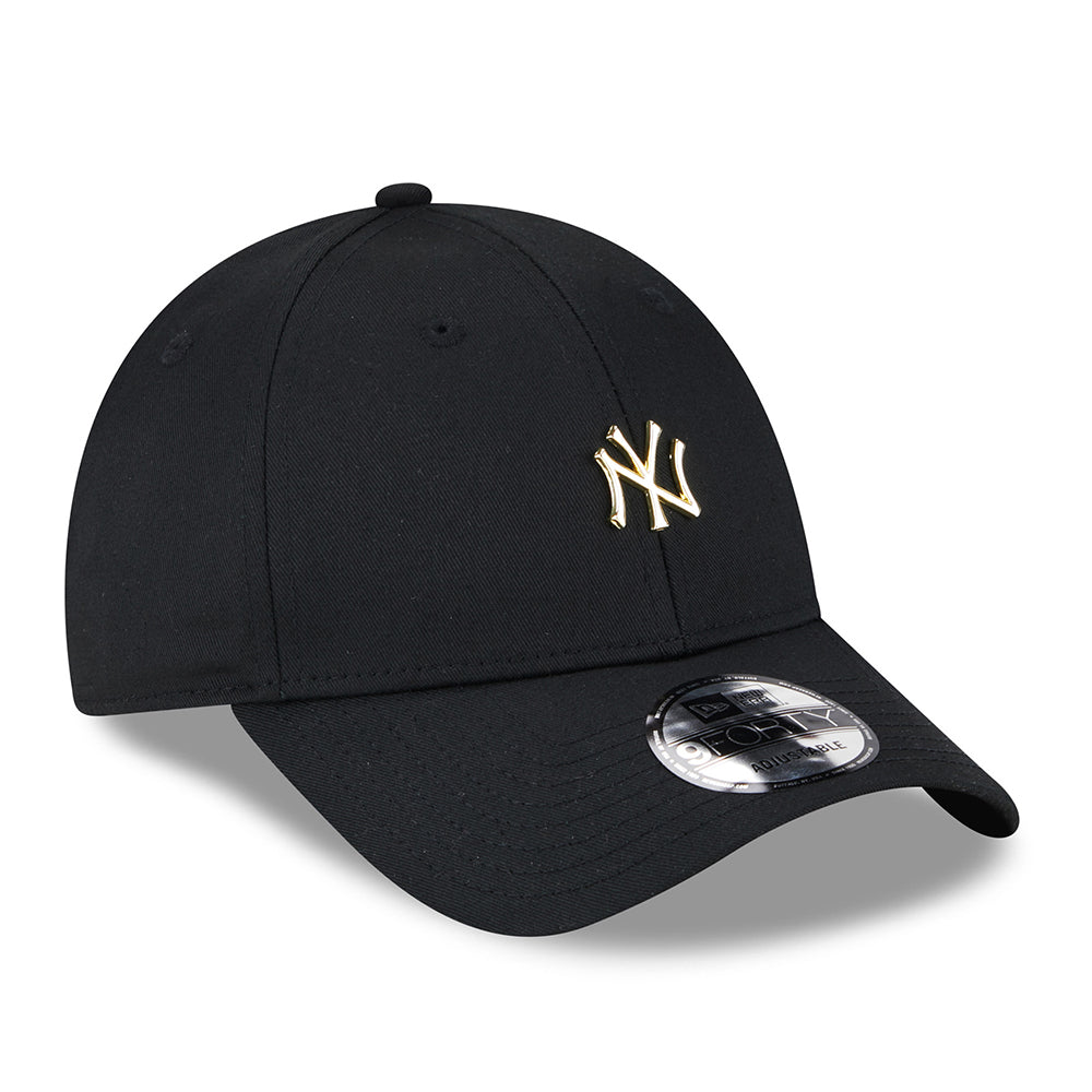 New Era 9FORTY New York Yankees Baseball Cap - MLB Pin - Black