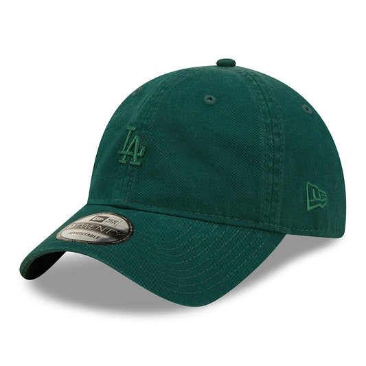 New Era 9TWENTY L.A. Dodgers Baseball Cap - MLB Mini Logo - Dark Green