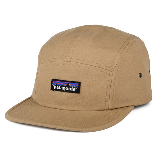 Patagonia Hats P-6 Label Maclure Organic Cotton 5 Panel Cap - Desert Sand