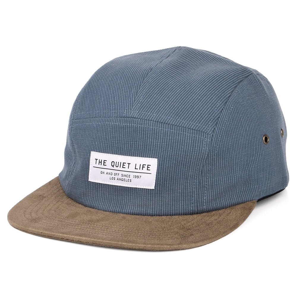 The Quiet Life Hats Cord Combo 5 Panel Cap - Blue-Tan
