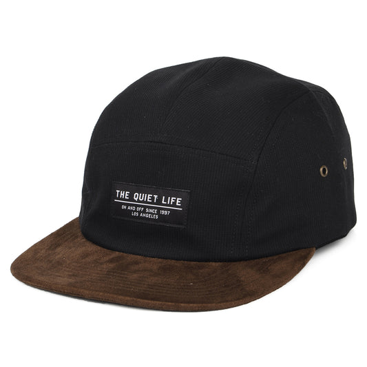The Quiet Life Hats Cord Combo 5 Panel Cap - Black-Brown