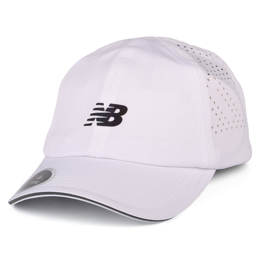New Balance Hats Laser Performance Running Baseball Cap - White