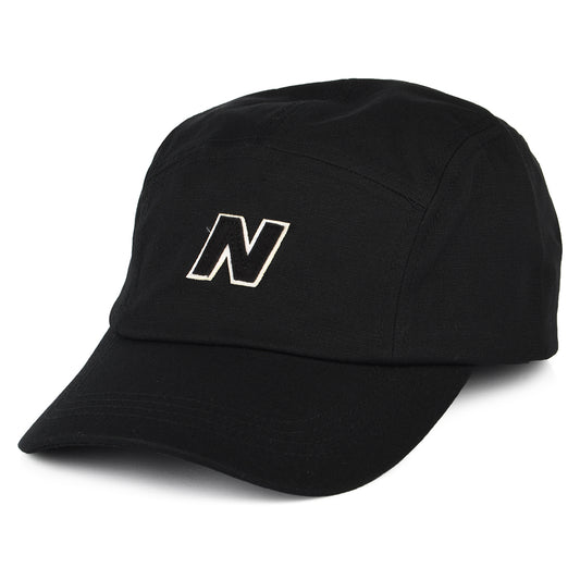 New Balance Hats Block N Cotton Twill 5 Panel Cap - Black