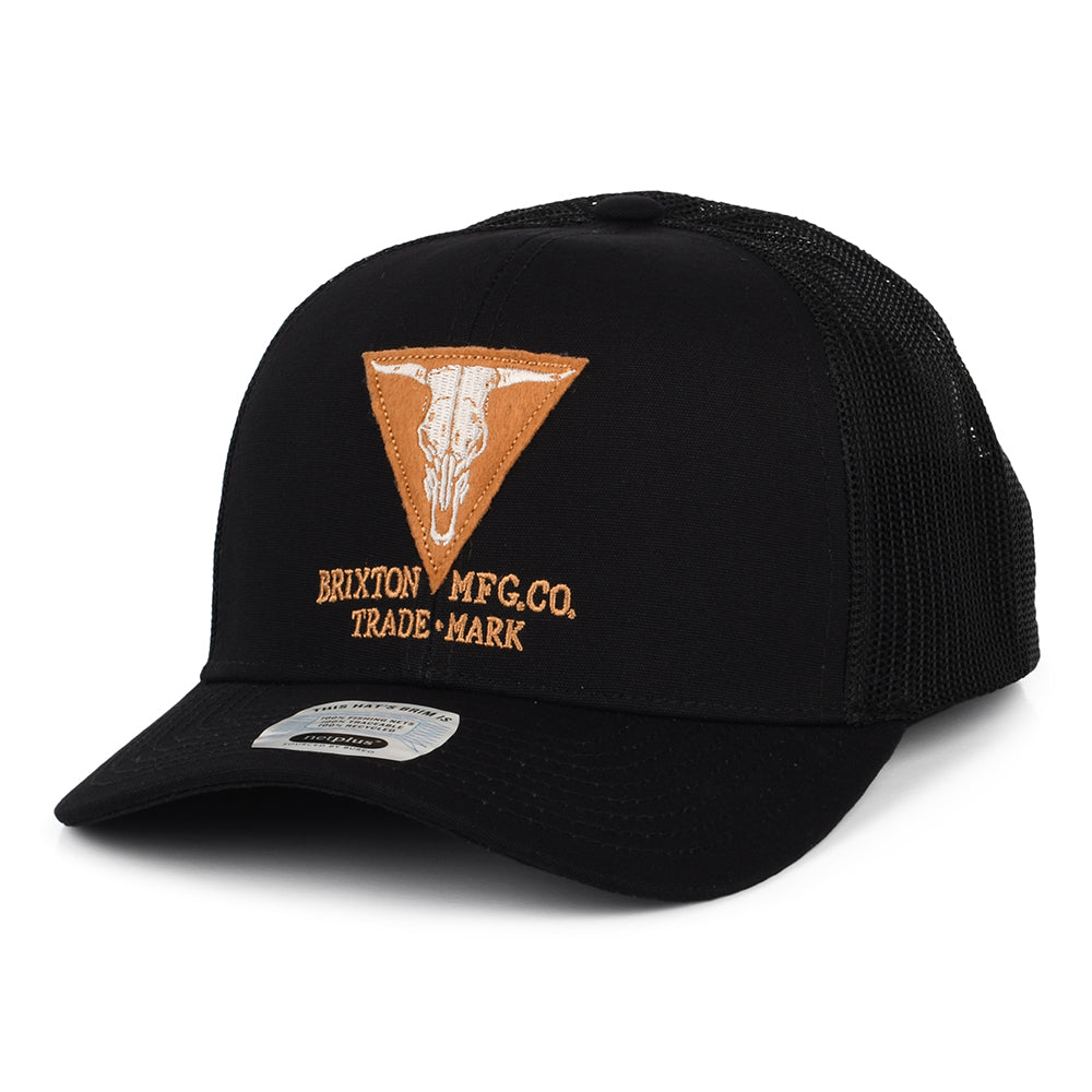 Brixton Hats Gunston NetPlus MP Trucker Cap - Black