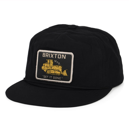Brixton Hats Irvington HP Snapback Cap - Black
