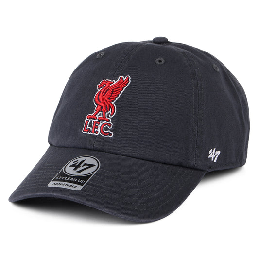 47 Brand Liverpool FC Baseball Cap - Clean Up - Washed Navy