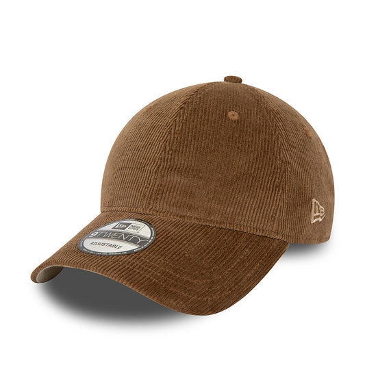 New Era 9TWENTY Baseball Cap - NE Cord - Brown