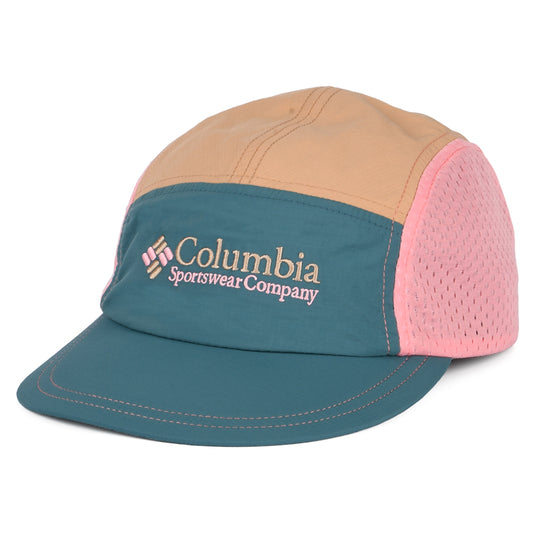 Columbia Hats Wingmark Lightweight 5 Panel Cap - Blue-Tan-Pink