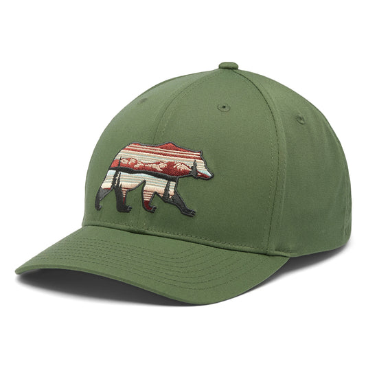 Columbia Hats Scenic Stroll Lost Lager 110 Flexfit Snapback Cap - Forest