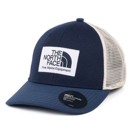 The North Face Hats Mudder Deep Fit Recycled Trucker Cap - Blue-White