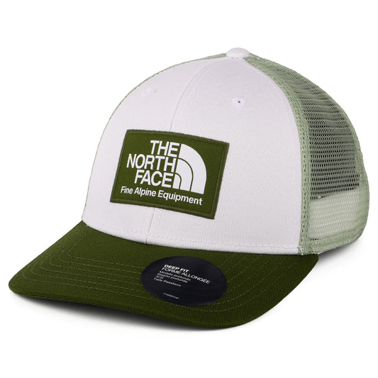 The North Face Hats Mudder Deep Fit Recycled Trucker Cap - White-Olive-Sage
