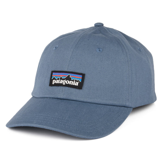 Patagonia Hats P-6 Label Trad Organic Cotton Baseball Cap - Smoke Blue