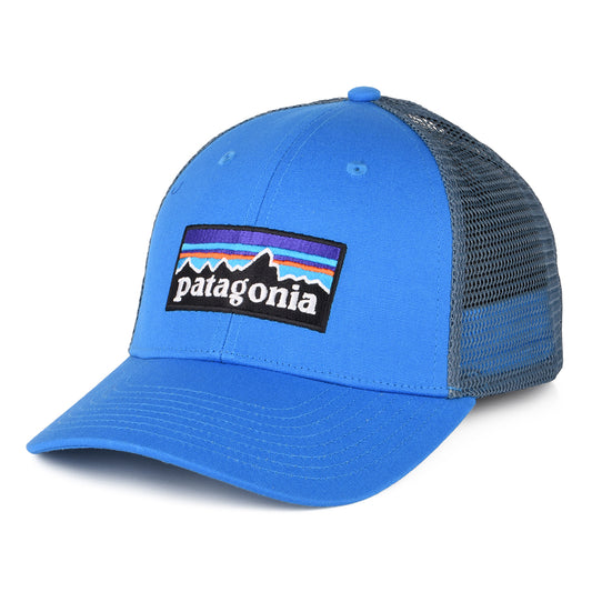 Patagonia Hats P-6 Logo Organic Cotton LoPro Trucker Cap - Bright Blue