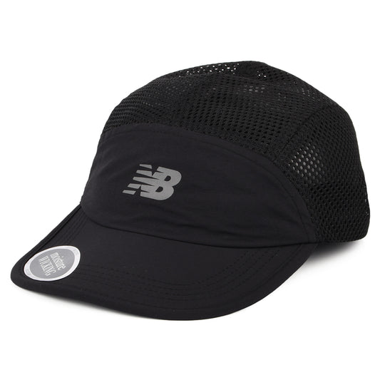 New Balance Hats Air Flow Recycled 5 Panel Cap - Black