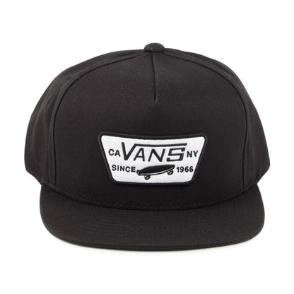 Vans Hats Full Patch Snapback Cap - Black