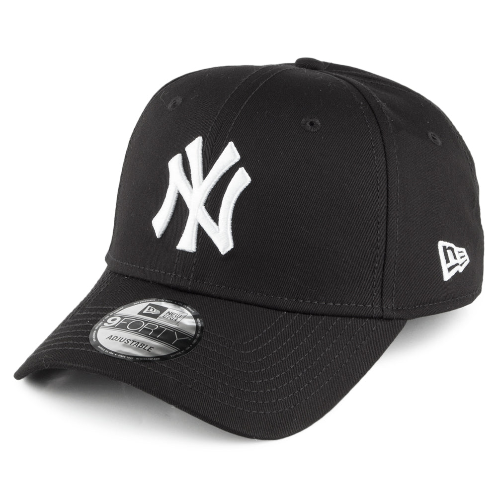 New Era 9FORTY New York Yankees Baseball Cap - MLB League Basic - Black