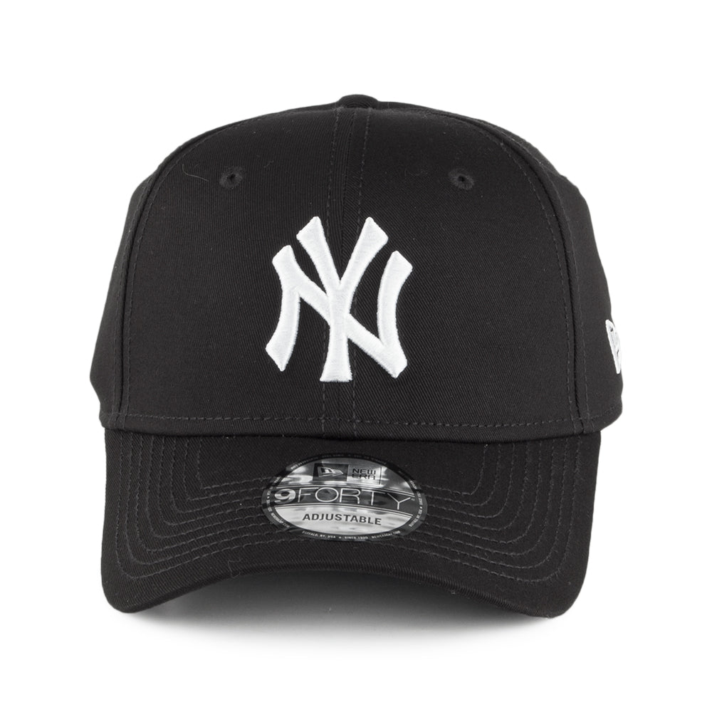 New Era 9FORTY New York Yankees Baseball Cap - MLB League Essential - Black