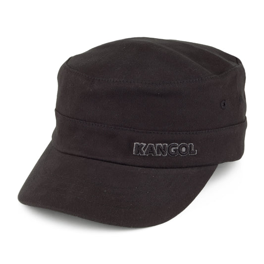 Kangol Cotton Twill Army Cap - Black