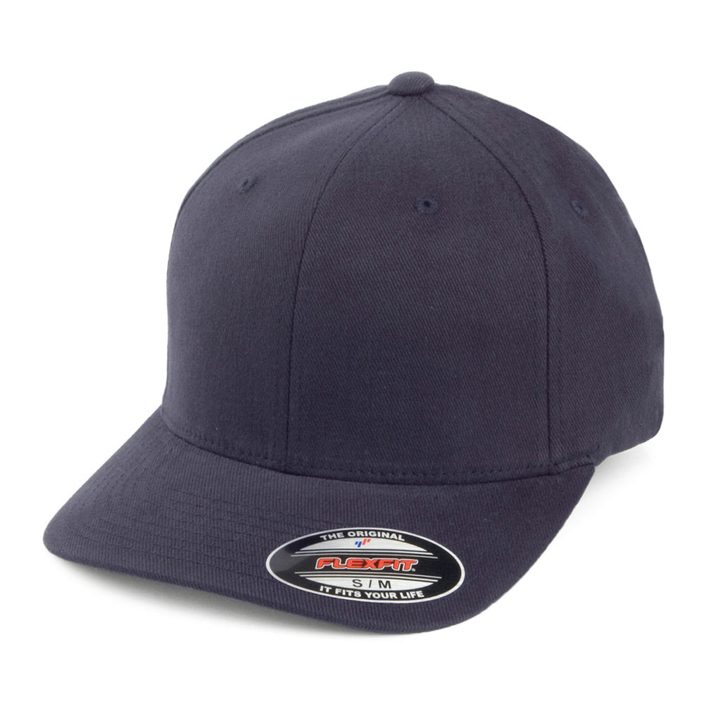 FlexFit Mid-Pro Brushed Twill Baseball Cap - Navy