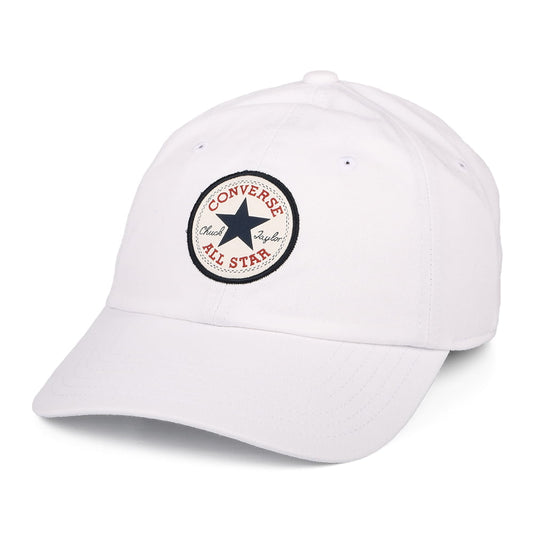 Converse Tip Off Cotton Baseball Cap - White