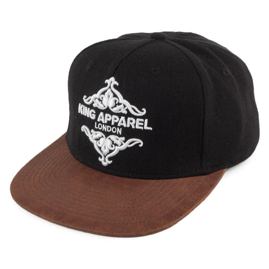 King Apparel Regal Baseball Cap - Black-Brown