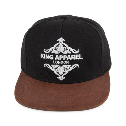 King Apparel Regal Baseball Cap - Black-Brown