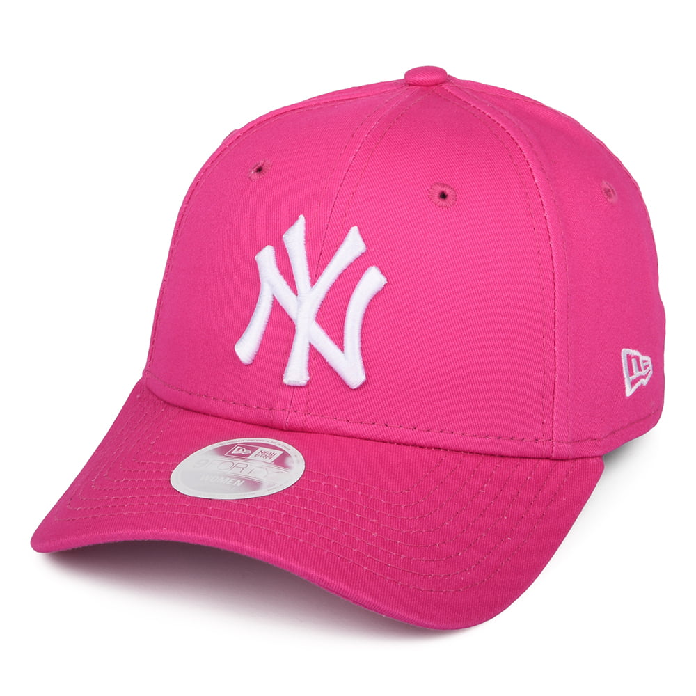 New Era Womens 9FORTY New York Yankees Baseball Cap - MLB League Essential - Pink
