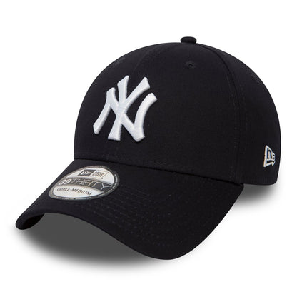 New Era 39THIRTY New York Yankees Baseball Cap - MLB League Essential - Navy Blue