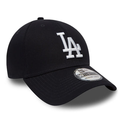 New Era 39THIRTY L.A. Dodgers Baseball Cap - MLB League Essential - Navy-White