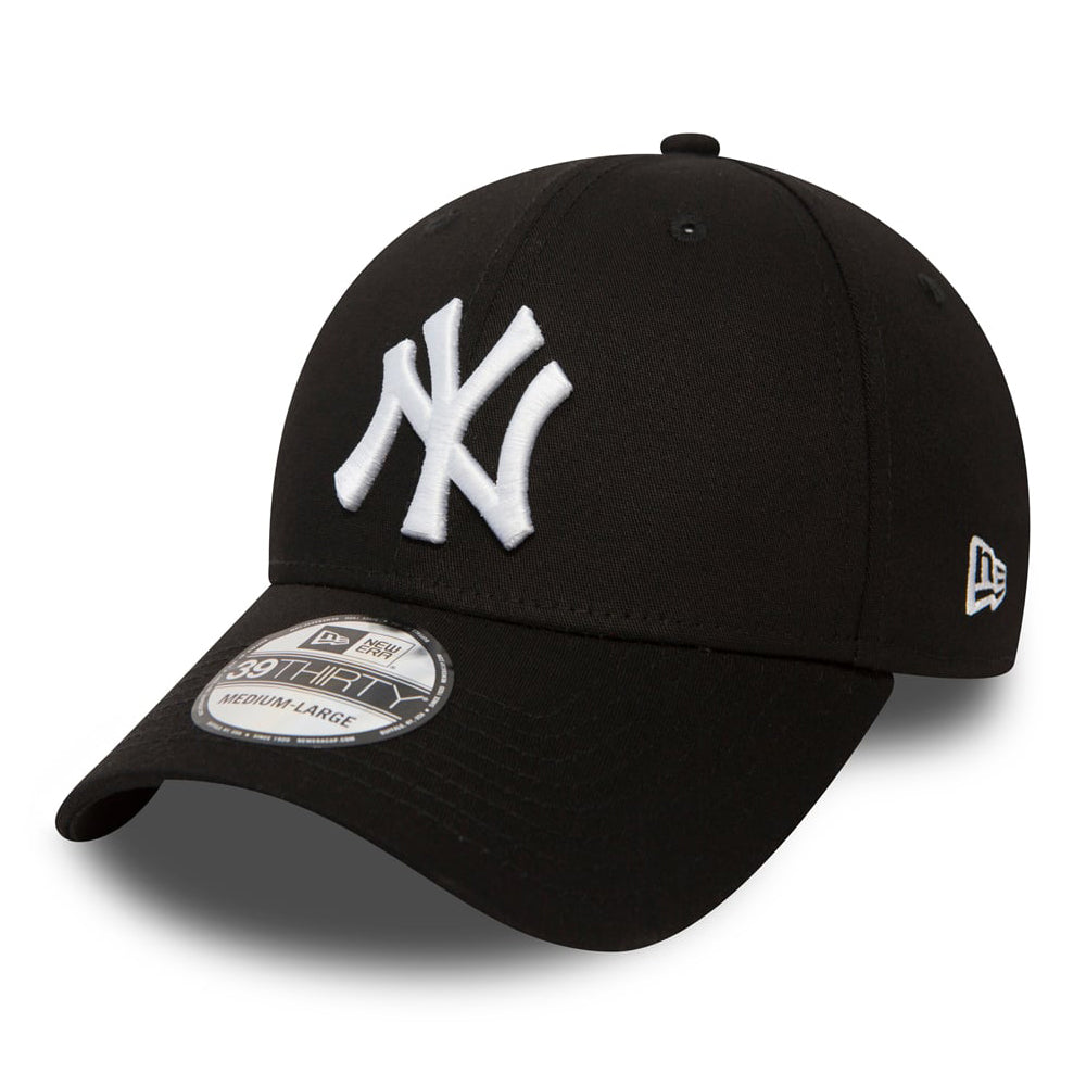 New Era 39THIRTY New York Yankees Baseball Cap - MLB League Essential - Black