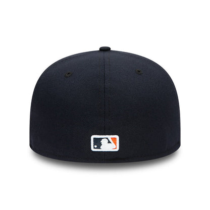 New Era 59FIFTY Houston Astros Baseball Cap - MLB On Field AC Perf - Navy Blue