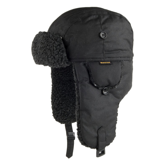 Barbour Hats Fleece Lined Trapper Hat - Black