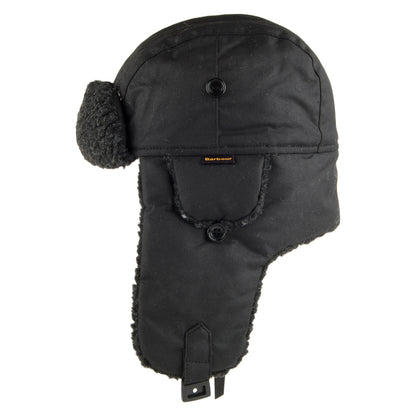Barbour Hats Fleece Lined Trapper Hat - Black