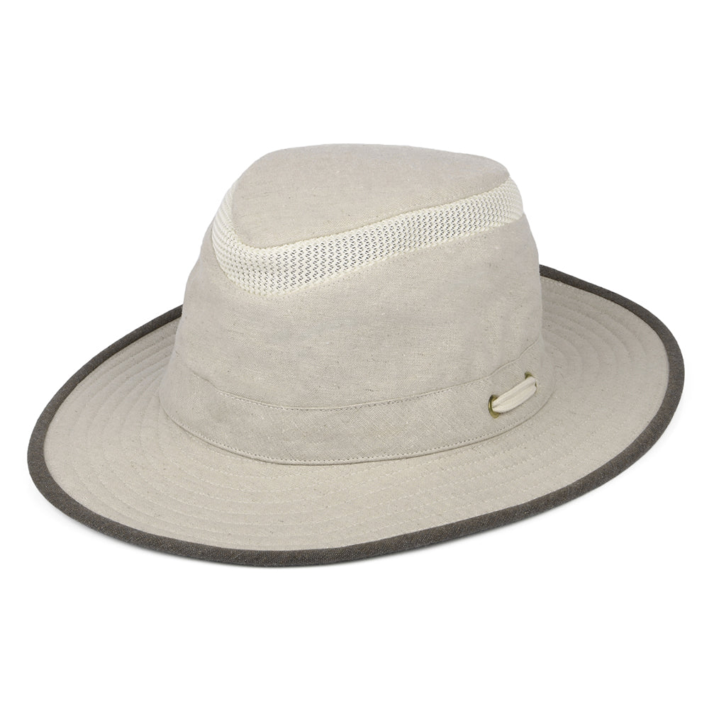 Tilley Hats TMH55 Mash Up Cotton & Hemp Packable Sun Hat - Sand-Brown