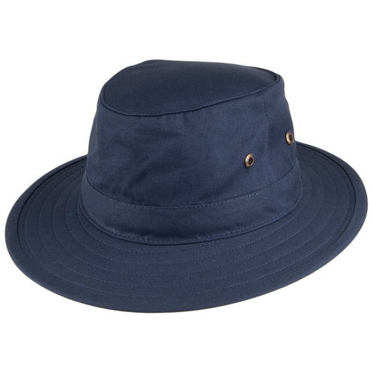 Failsworth Hats Traveller Crushable Sun Hat - Navy Blue