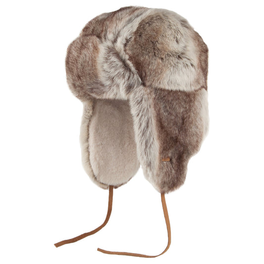Barts Hats Lucerne Bomber Faux Fur Trapper Hat - Grey