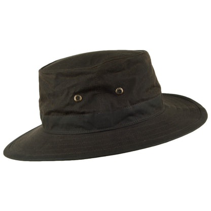 Failsworth Hats Waxed Cotton Traveller Hat - Olive