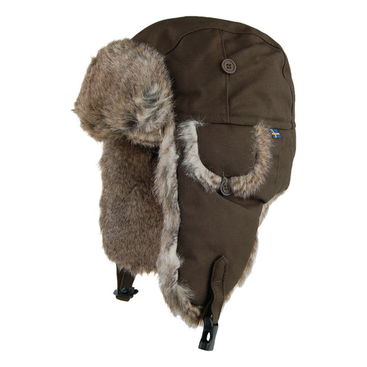 Fjallraven Hats Singi Heater Trapper Hat - Dark Olive
